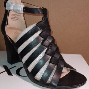 XOXO FOOTWEAR BAXTER Women's SANDALS Heels (Black, Size 8.5) *NEW*
